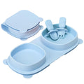 Silicone Foldable Novelty Dinner Plates, Suction Plates by YAHAA
