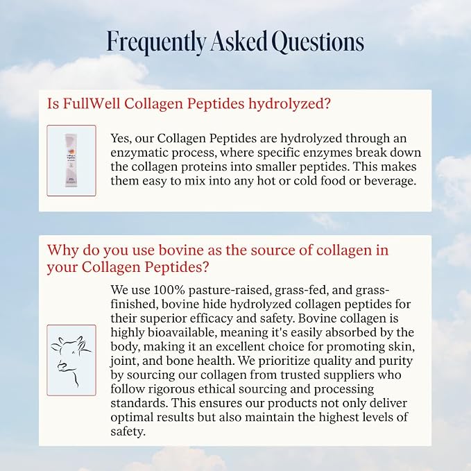 FullWell Hydrolyzed Collagen Peptide Stick Packs, Breastfeeding & Pregnancy - Image 6