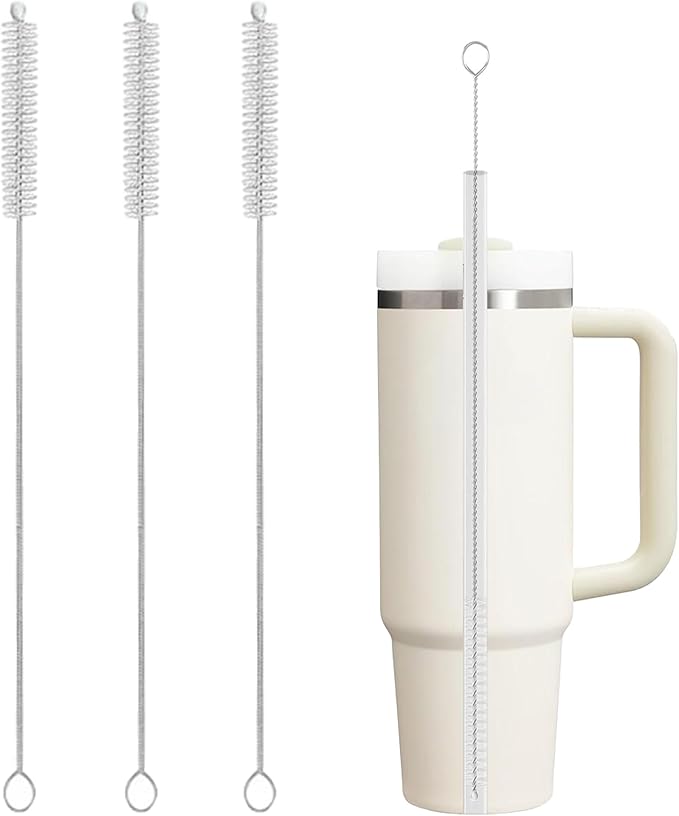 Straw Cleaner for Baby Bottles, Stanley Straw Cleaner Brush for 20/30/40oz by CIDYAUST