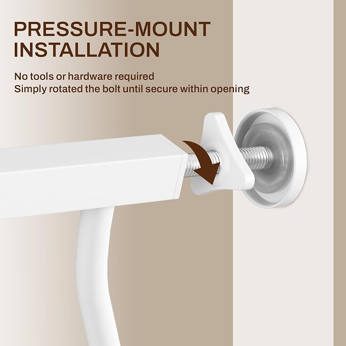 ELEVON Baby Gate for Stairs Doorways, Safety Pet Gate - Image 6