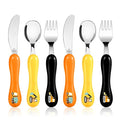 Lehoo Castle 6 Pieces Toddler Utensils, Kids Silverware by LehooCastle