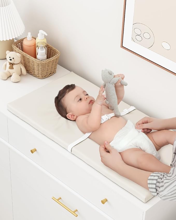 Wipeable Baby Changing Pad for Dresser and Table, Cozy Diaper Changing Pad - Image 7