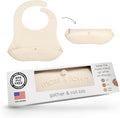 Moss and Fawn Gather & Roll Bib by MossandFawn