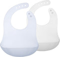 Olababy Fold N Go Silicone Baby Bib w Travel Case | Lightweight Design Eases by Olababy