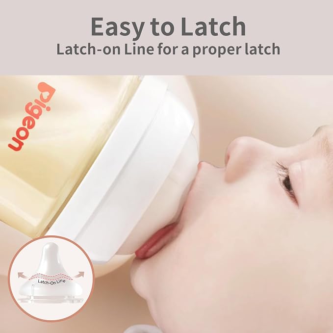 Pigeon PPSU Nursing Baby Bottle Wide Neck, Anti-Colic, Streamlined Body - Image 6