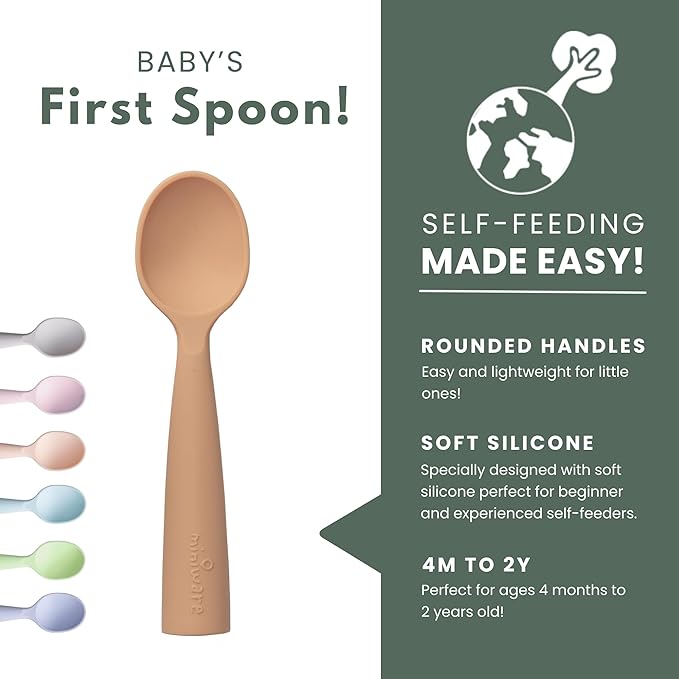 Miniware Silicone Baby Spoon for Training - Image 2