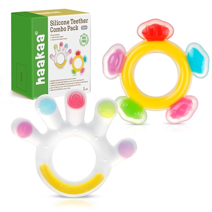 Haakaa Silicone Teether Combo by haakaa