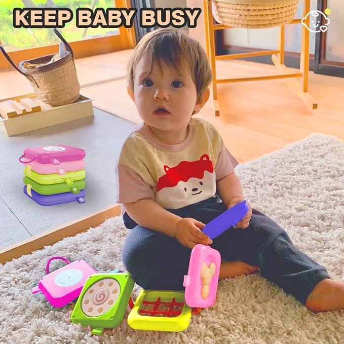 weirtoya Busy Board for 1 Year Old, Toddler Travel Toys for Toddler 1-3 - Image 6