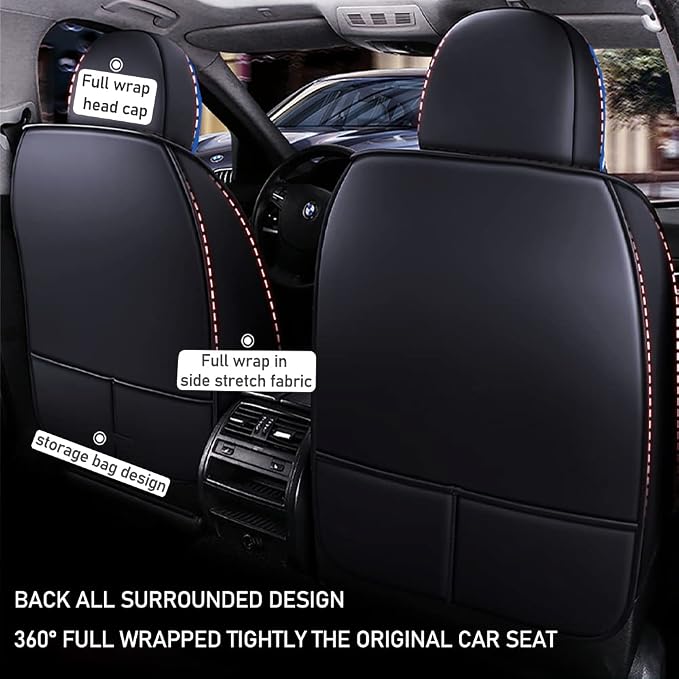 Luxury 2 Seats Car Seat Covers Protectors - Image 7
