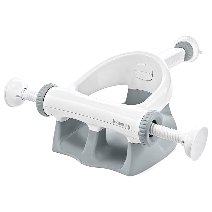 Ingenuity My Bath Seat for Sit-Up Baby Bathing, Sure & Secure Suction Cups by Ingenuity