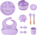 Personalized Silicone Baby Feeding Set by Unknown