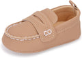LONSOEN Baby Girls Boys Loafers Prewalker Dress Crib Shoes by LONSOEN