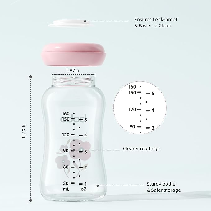 YOHKOH Glass Breast Milk Storage Bottles - Image 4