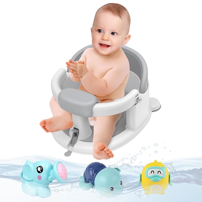 Inaya Baby Bath Seat for Babies 6 Months & Up, Safe and Comfortable Bathub by Inaya