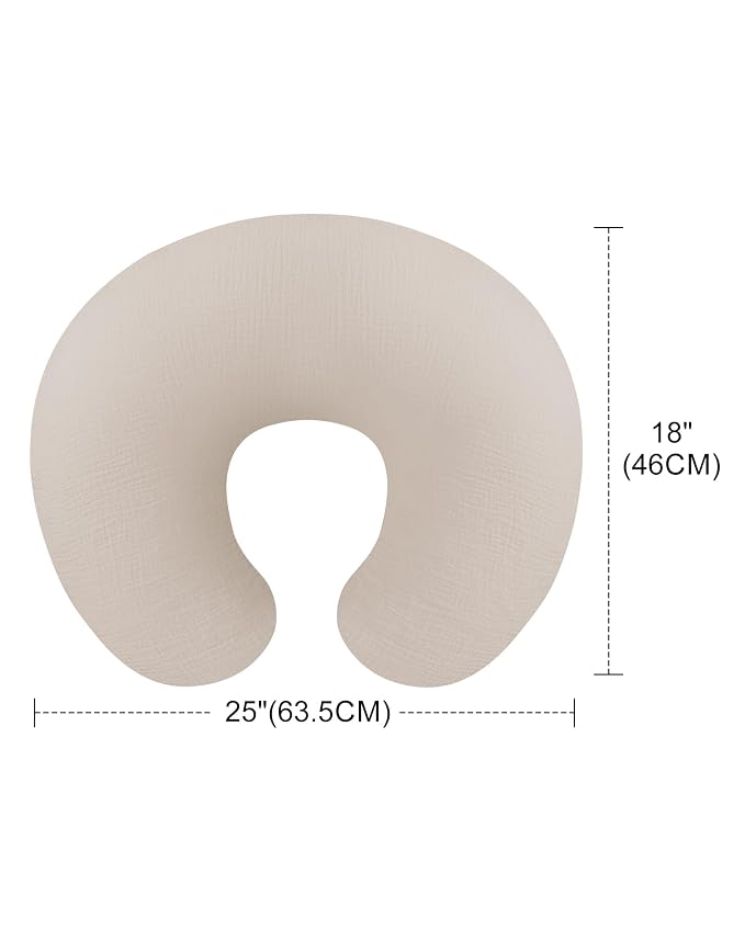 Nursing Pillow Covers, Muslin Nursing Cover - Image 2