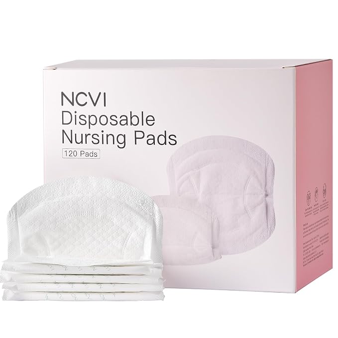 NCVI Nursing Pads Disposable, Super Absorbent and Keep Dry, Soft &Thin Nipple by NCVI