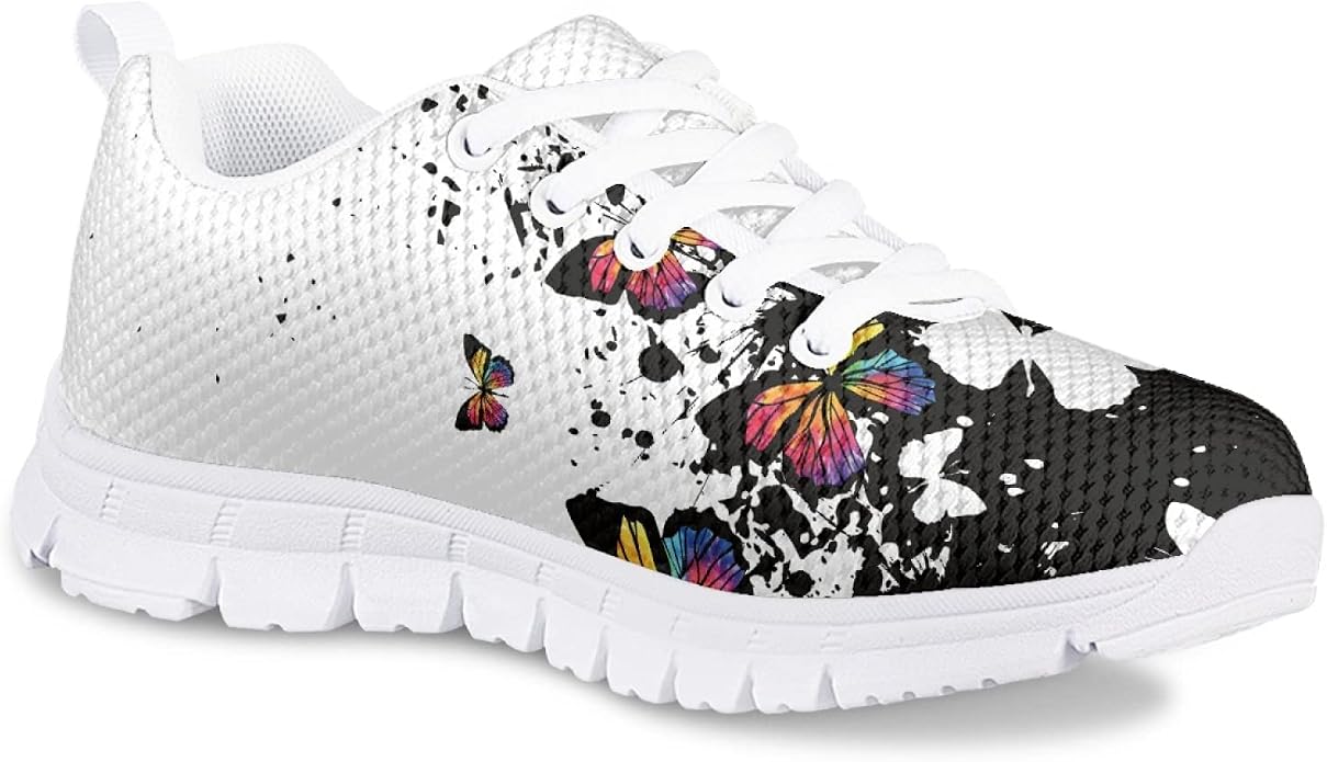 MARSVOVO First Shoes for Walking Boy Girl Athletic Lightweight Flexible Lace-up - Image 4