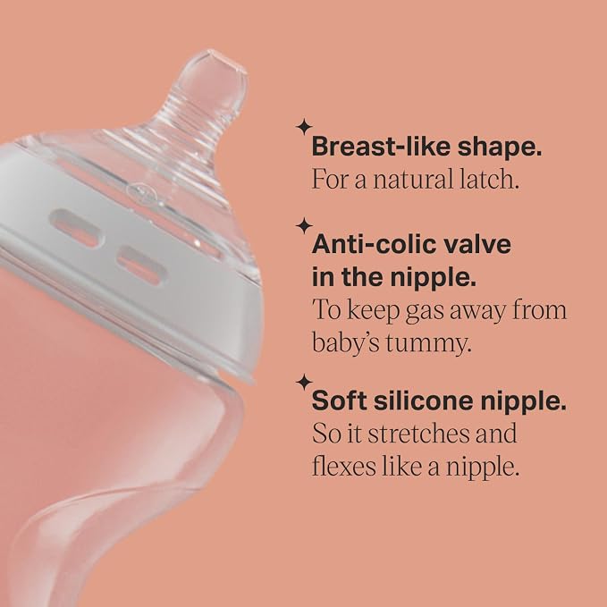 Tommee Tippee Natural Start Anti-Colic 5 oz BPA Free Baby Bottle, Newborn 0+ - Image 4