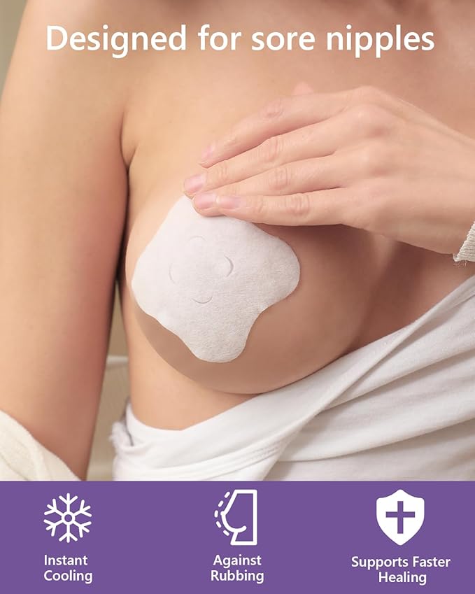 Breastfeeding Essentials Kit for Nursing Moms Nipple Relief, 60 Piece Gift Set - Image 6