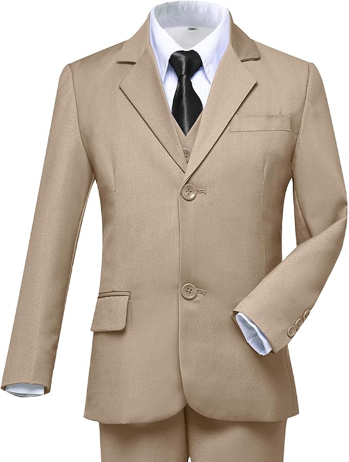 Boys Suit for Kids Tuxedo Suits for Wedding Formal Suit Set Toddler Boy Dress - Image 3