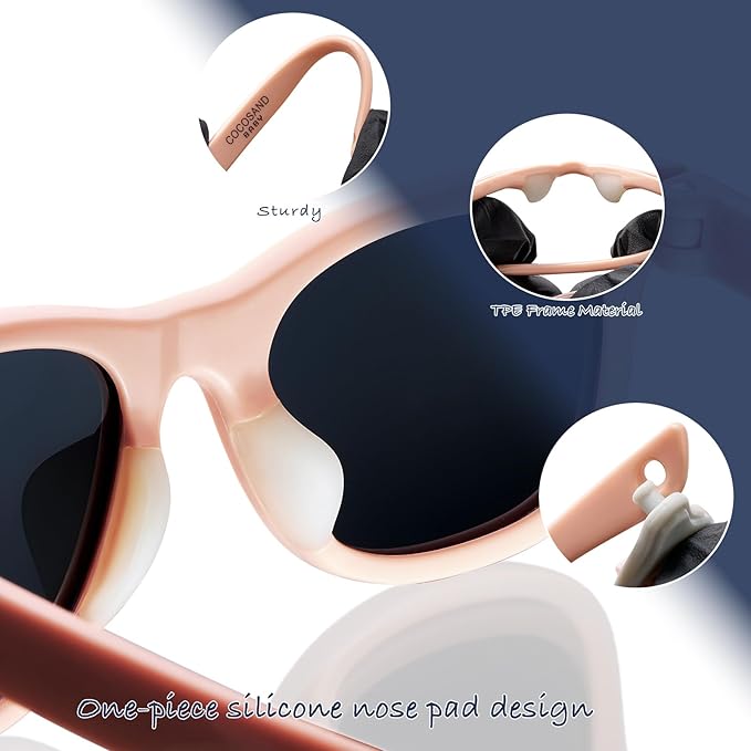 COCOSAND Flexible Baby Sunglasses - Image 3