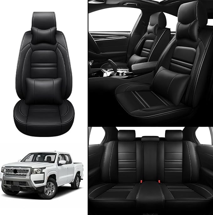 Car Seat Covers for Nissan Car Frontier 1998-2025 | 5-Seats Seat Covers - Image 2