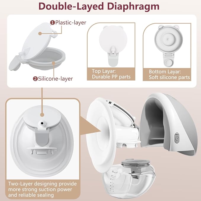 2PC Double-Layed Diaphragm Replacement Accessories - Image 3