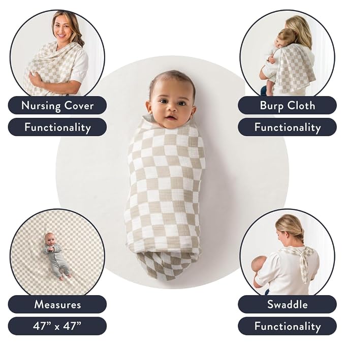 Itzy Ritzy Breastfeeding Boss Multi-Use Cover – A Nursing Cover, Car Seat Wrap - Image 9