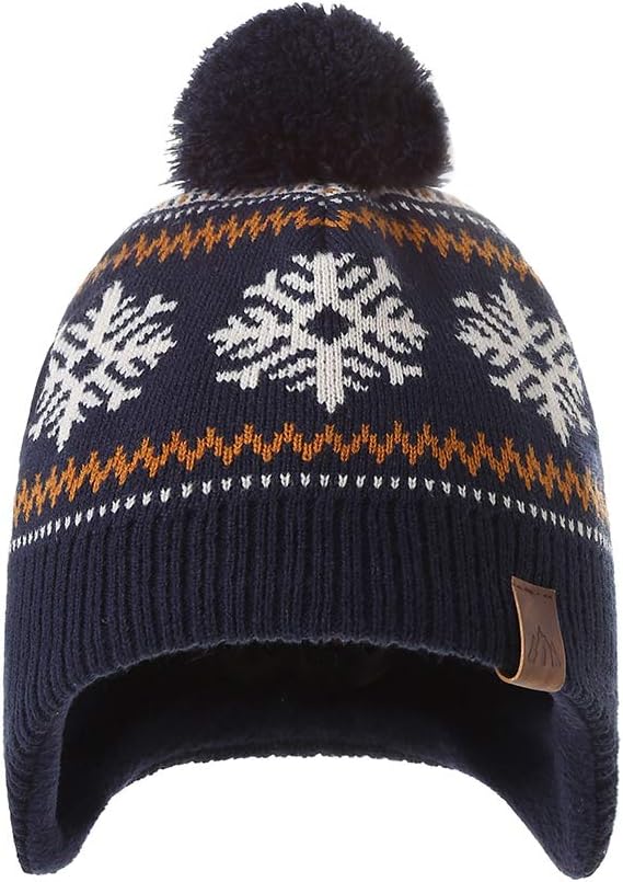 LMLALML Boys Winter Hat Earflap Knitted Beanie - Image 4