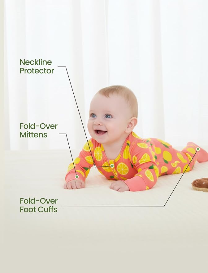 PATPAT Baby Footie Romper with Mittens - Image 6