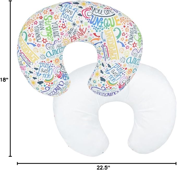 Boyoung Stretchy Nursing Pillow Covers Ultra Soft Slipcovers - Image 4