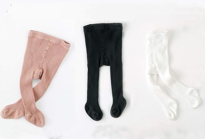 CECORC Baby Girls Tights Toddler Cable Knit Leggings Thick Cotton Infant - Image 7