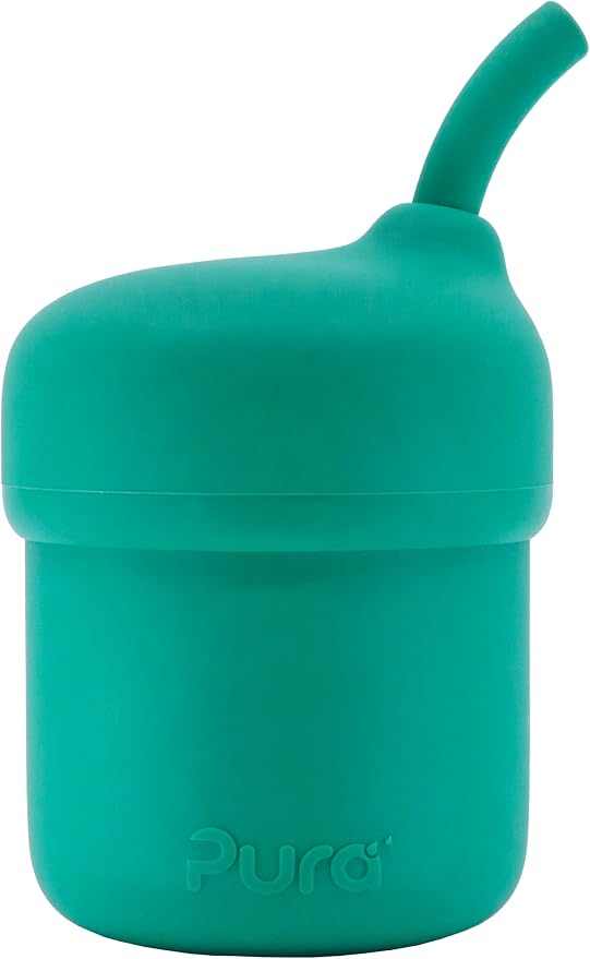Pura my-my Silicone Straw Cup| Spill Proof, Food Grade Silicone, Plastic-Free | - Image 6
