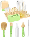 7 in 1 Baby Bottle Brush Set, BPA-Free Travel Bottle Cleaner Kit by Unknown