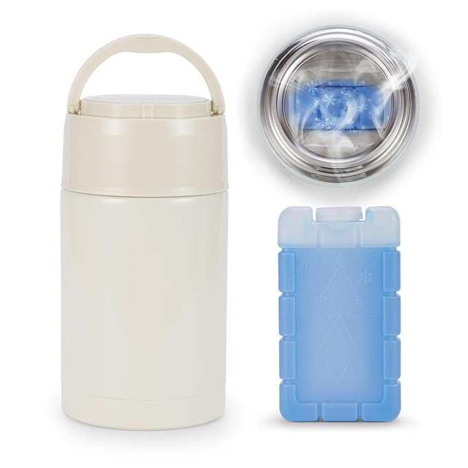 Portable Breast Milk Cooler, Stainless Steel Breastmilk Storage Keeps by SINSUFUR