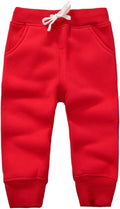 CuteOn Unisex Toddler Jogger Pants Kids Cotton Elastic Waist Winter Baby by CuteOn
