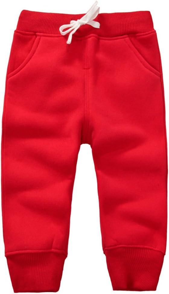 CuteOn Unisex Toddler Jogger Pants Kids Cotton Elastic Waist Winter Baby by CuteOn
