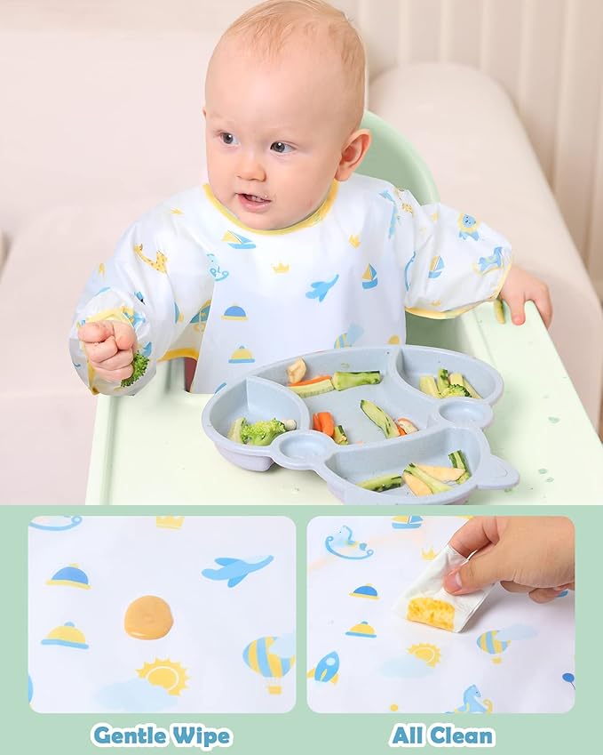 Lictin Long Sleeve Bibs 5 Pack - Image 7