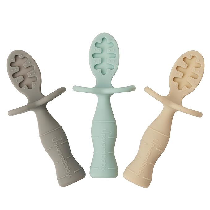 UpwardBaby Silicone Baby Spoons by UpwardBaby