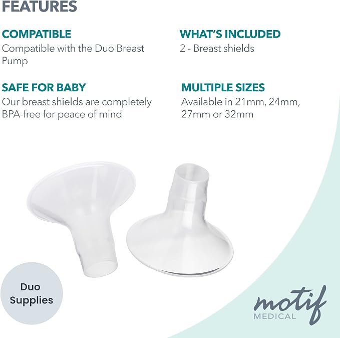 Motif Medical Duo Breast Pump Flange – Comfortable Breast Pump Flanges - Image 5