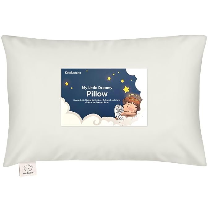 Toddler Pillow with Pillowcase by KeaBabies