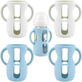 4 Pack Silicone Sleeves for Avent Natural Glass Baby Bottles, Silicone and by Unknown