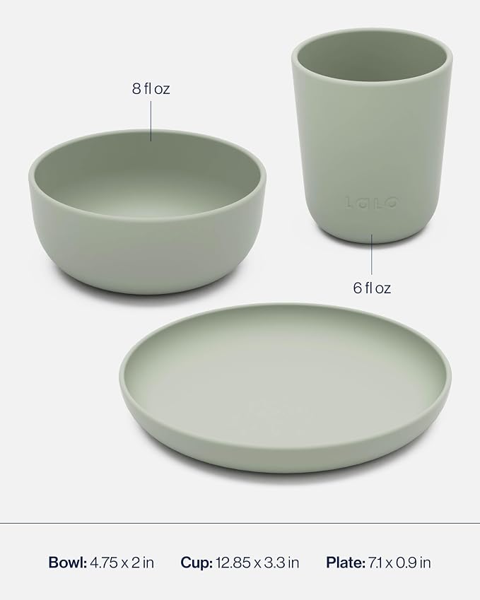 Lalo Big Bites Kids Dinnerware Full Set - Image 4