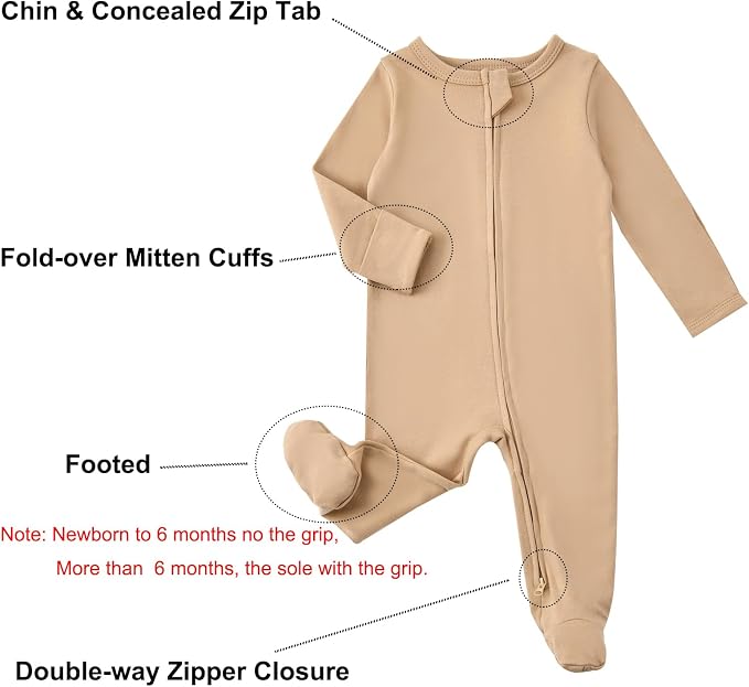 Aablexema Baby Footed Pajamas - Image 4