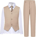 Boys Vest Set Formal Dress Suits Wedding Outfit Dresswear by Lycody