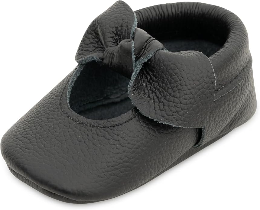 BirdRock Baby Bow and Knot Moccasins by BirdRockBaby