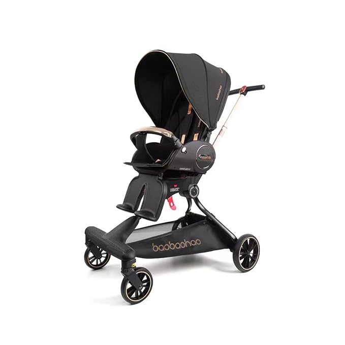 Baby Stroller Lightweight, High Landscape 360°Rotable, Adjustable Backrest by Home