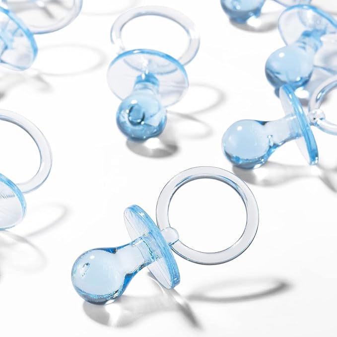 72 Pcs Baby Shower Pacifiers, 2.75’’ Plastic Pacifiers - Image 7