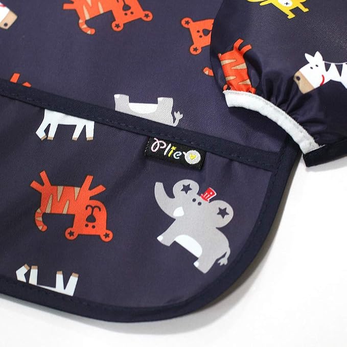 Long Sleeve Waterproof Bib for Toddlers – Feeding Smock for Baby Mealtime - Image 2