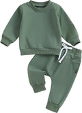 Tiaham Baby Boy Clothes Girl Outfits Fashion Sweatshirt Sweat Pant Kids Toddler by Tiacham